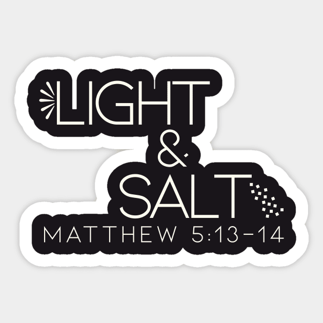 Light and Salt Sticker by SpanglishFaith